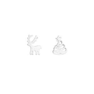 925 silver Dainty Christmas Earrings